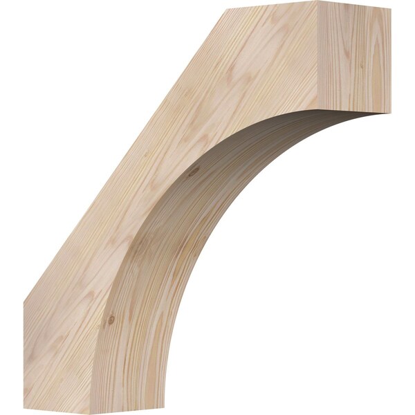 Ekena Millwork 5 1/2"W x 20"D x 20"H Westlake Smooth Knee Brace, Douglas Fir BRC06X20X20WTL00SDF - main